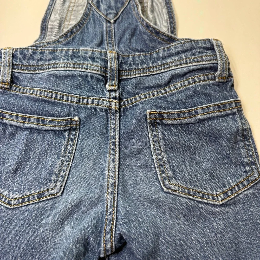 Cat & Jack Denim Shortalls Distressed Size Girl's XS (4/5)‎